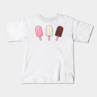 Neapolitan popsicles Kids T-Shirt